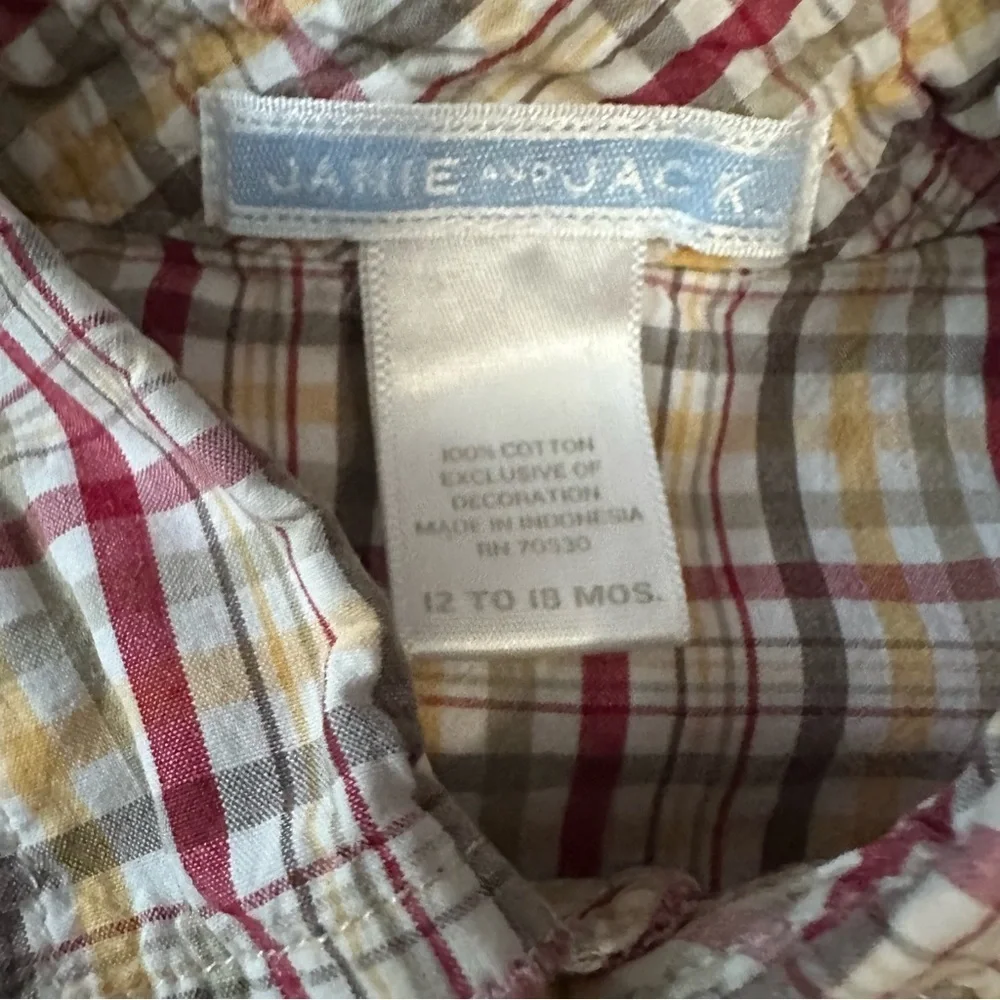 Janie and Jack charming plaid